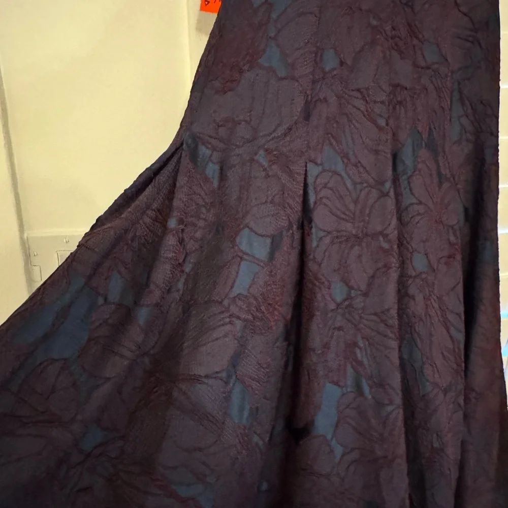 ML jacquard Elegant midi Evening Dress - Picture 12 of 13